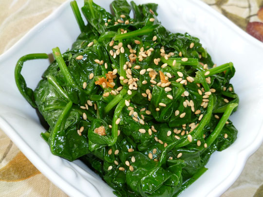 how to cook baby spinach in microwave
